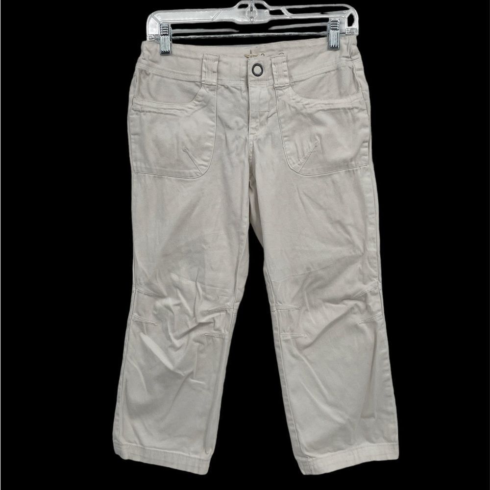 Arizona Jean Co White Cropped Pants Capri Juniors 3